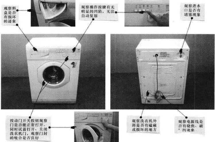 洗衣機(jī)維修常用方法介紹。